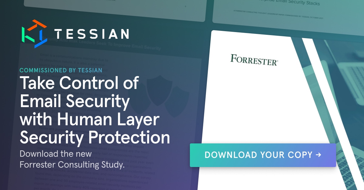 Cover of Forrester Consulting's research into Human Layer Security - Enterprise Sales Engineers