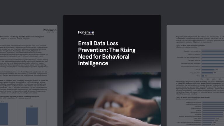 New Report From The Ponemon Institute: Data Loss Prevention on Email in 2022 Report