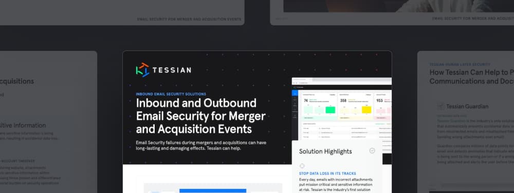 Inbound and Outbound Email Security for Merger and Acquisition Events