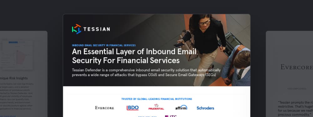 An Essential Layer of Inbound Email Security For Financial Services