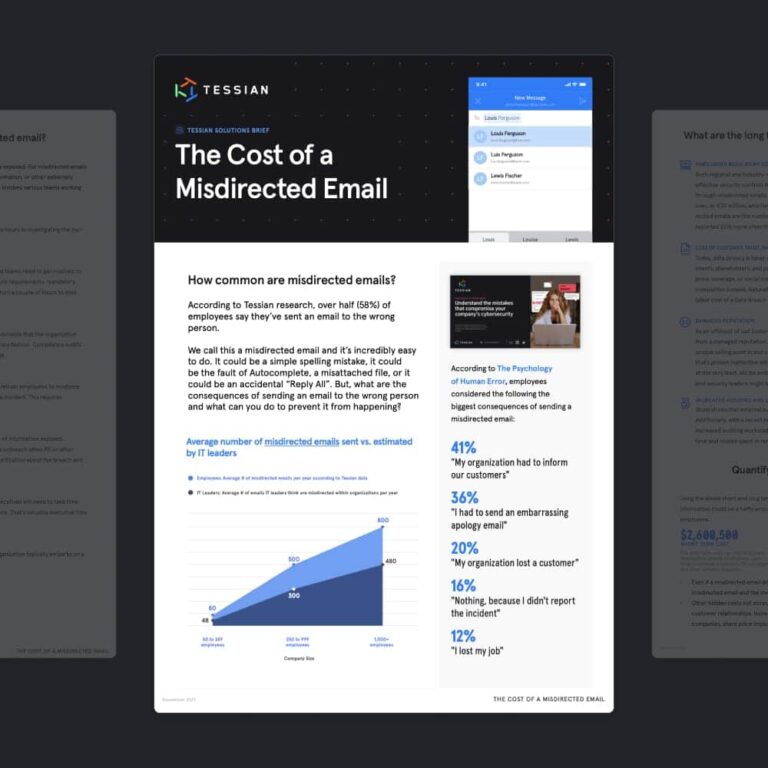 What is the Cost of a Misdirected Email?