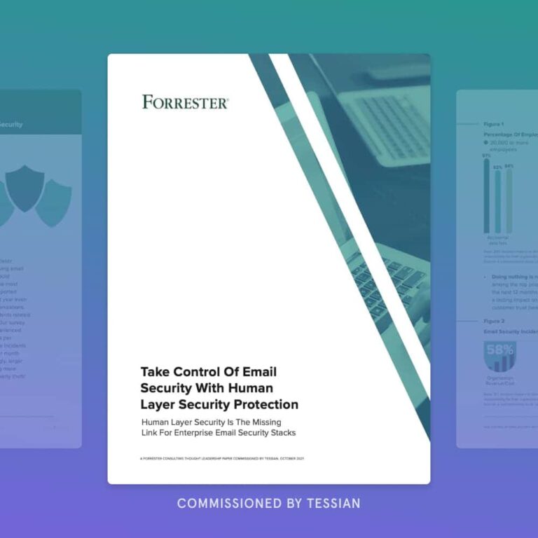 Forrester Study: Take Control of Email Security with Human Layer Security Protection